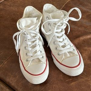Converse Chuck Taylor All Star high top sneakers white size 6.5 ladies